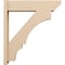 Ekena Millwork 8-in W x 34-in D x 38-in H Balboa Slat Rough Cedar Woodgrain TimberThane Outlooker, Primed Tan OUTUR080X34X38BOA24RCPR - alternate 6